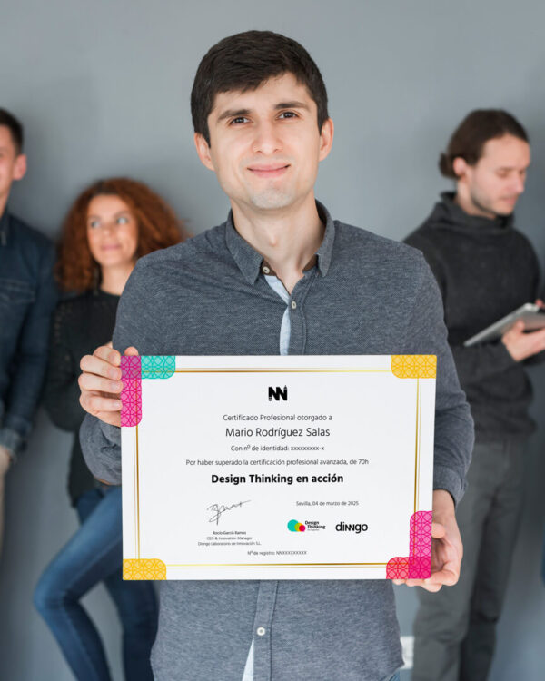 certificado profesional avanzado design thinking en accion